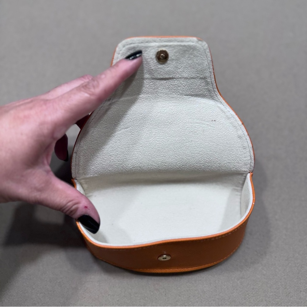 Tory Burch Burnt Orange Glasses/ Sunglasses Case - Picture 4 of 5